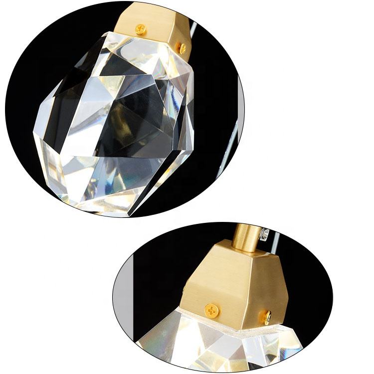 Aurora Copper Crystal Wall Sconce – G9 Socket