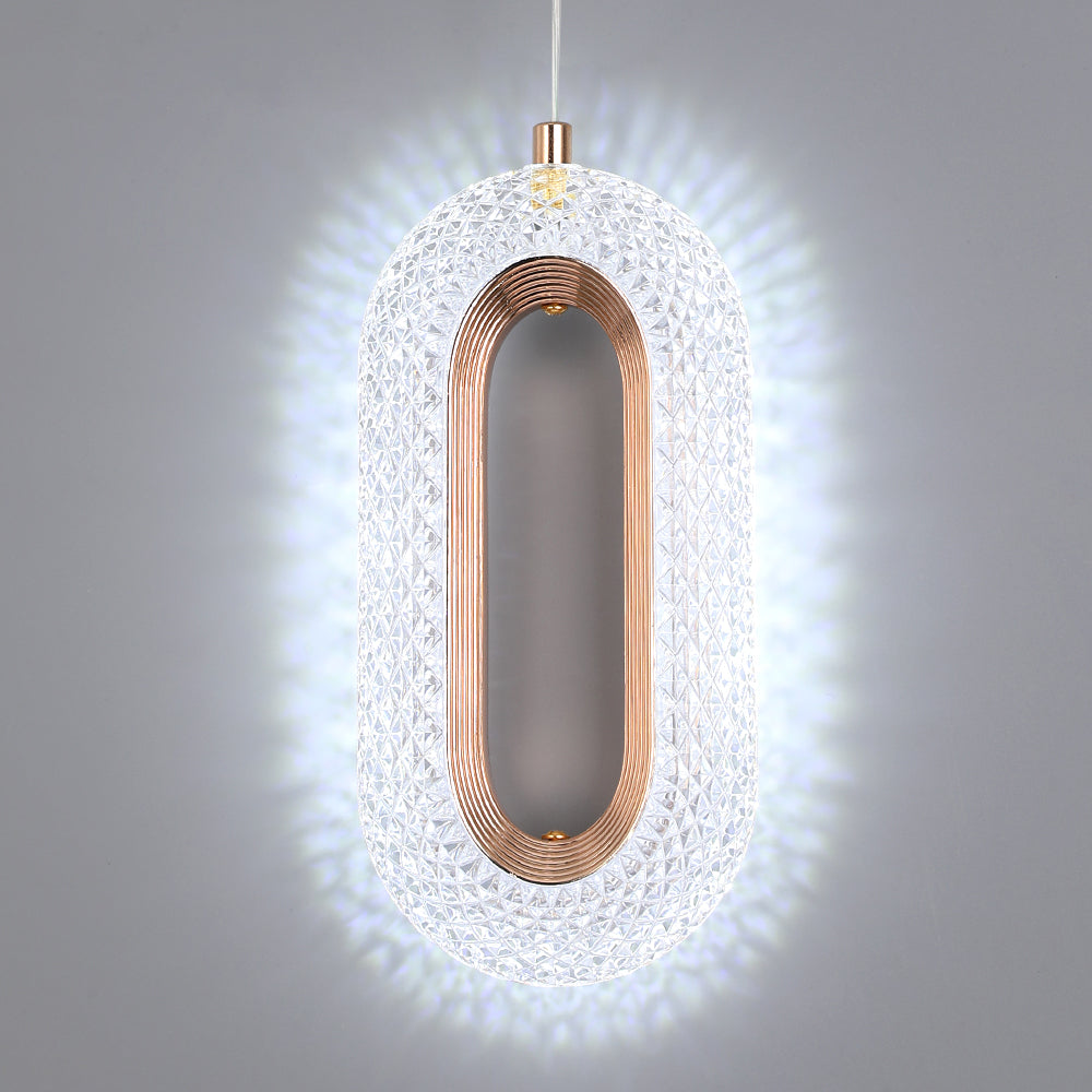 Modern Luxury LED Crystal Pendant Light for Bedroom