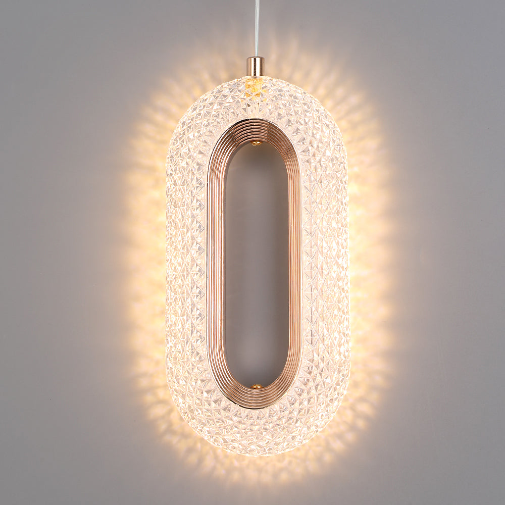 Modern Luxury LED Crystal Pendant Light for Bedroom