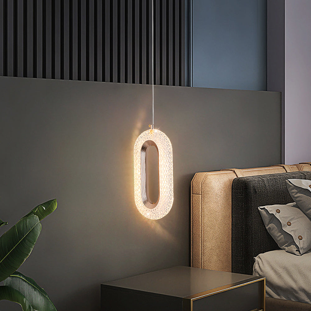 Modern Luxury LED Crystal Pendant Light for Bedroom
