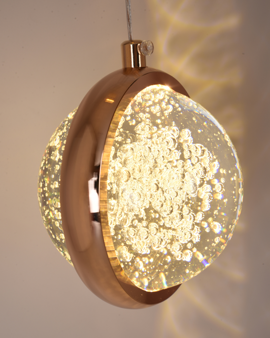 Modern Crystal Ball LED Pendant Light
