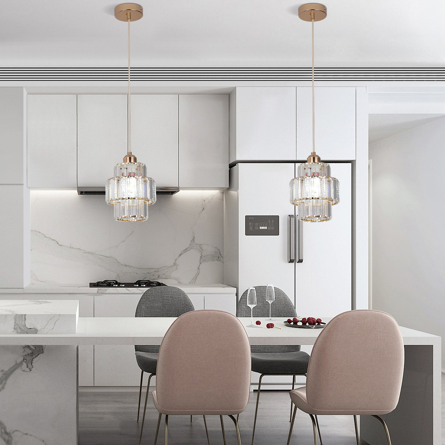 Elegant Crystal Pendant Light