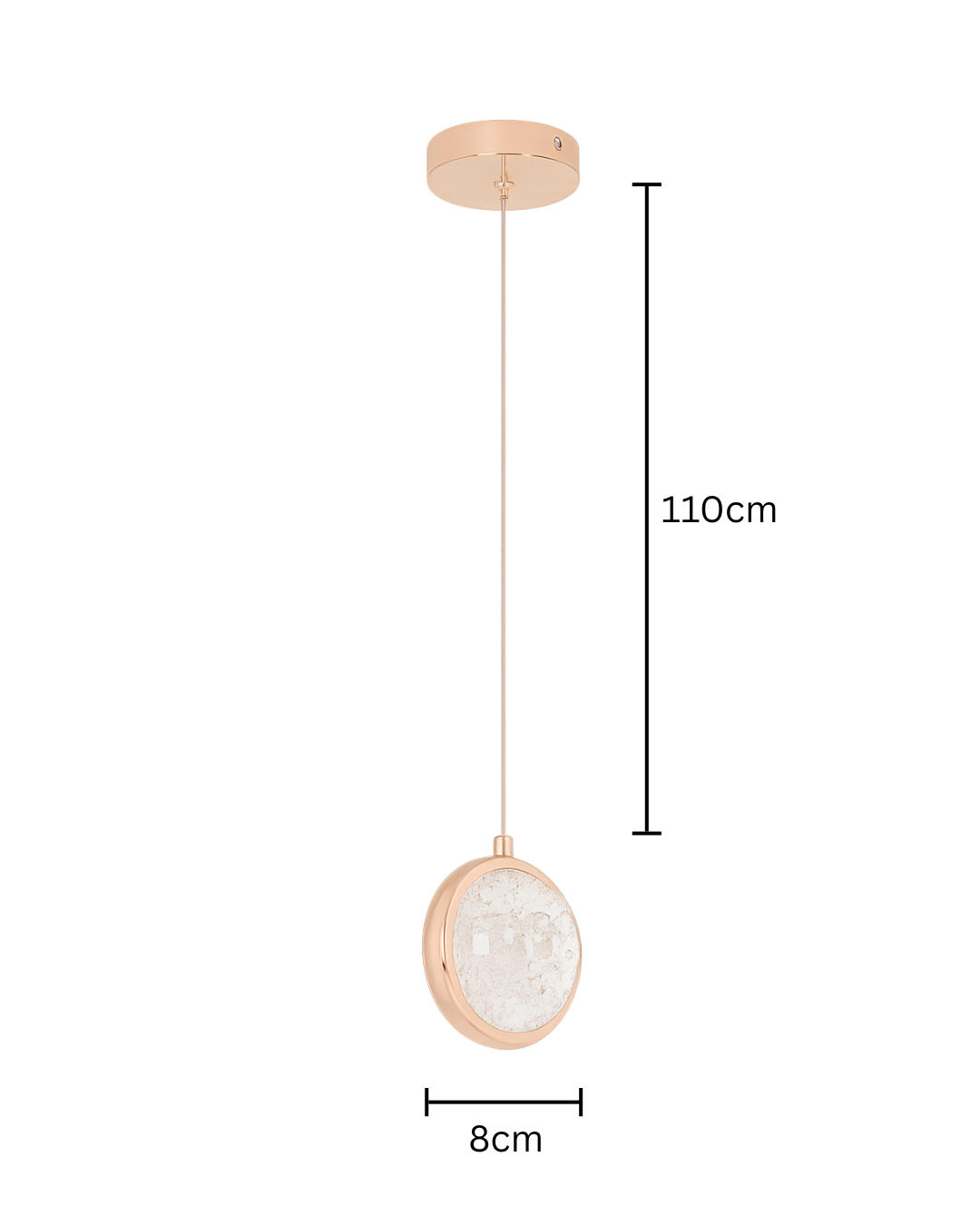 Modern Crystal Ball LED Pendant Light