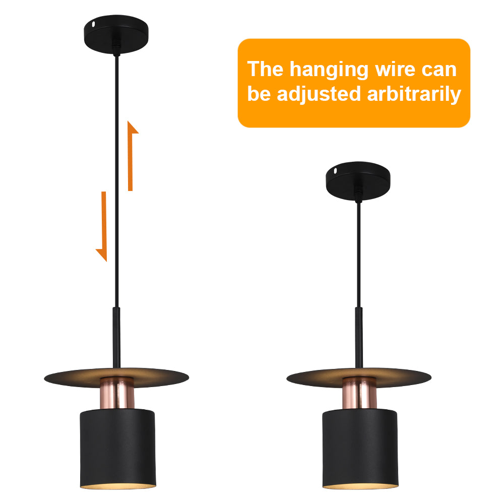 Modern Matte Black Pendant Light