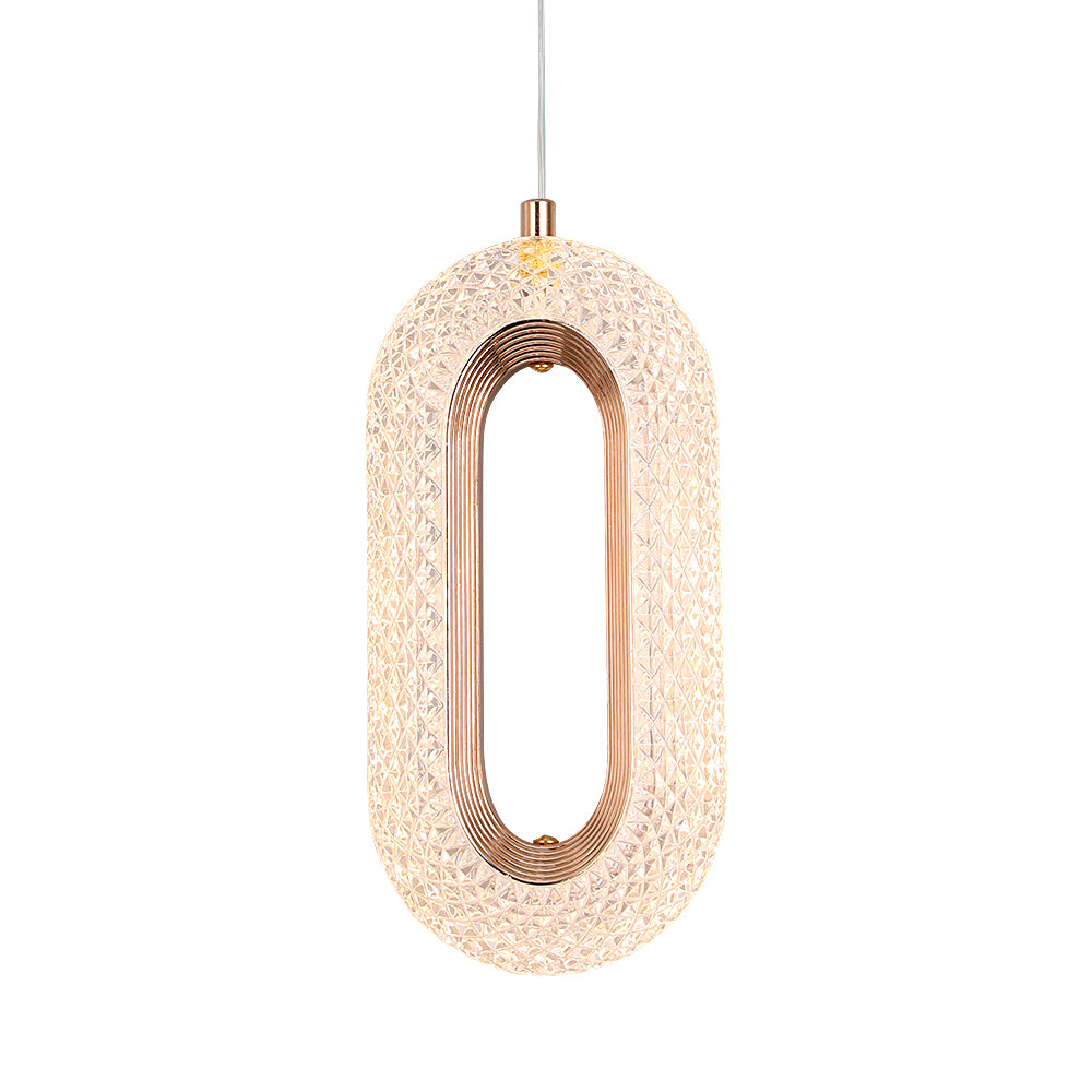 Modern Luxury LED Crystal Pendant Light for Bedroom