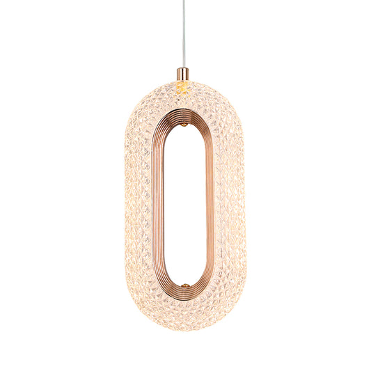 Modern Luxury LED Crystal Pendant Light for Bedroom